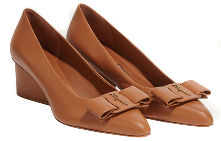 (W) FERRAGAMO Ferragama Viva Heel 'Brown' 圖 3