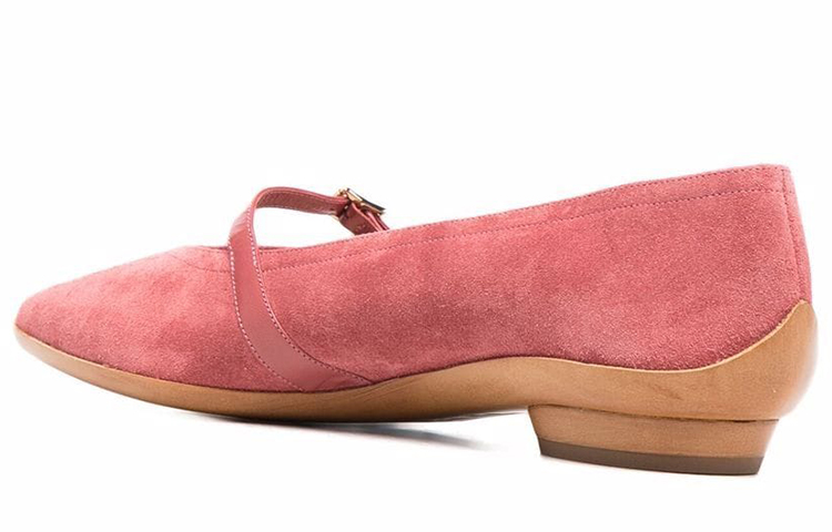 (W) FERRAGAMO Flat 'Pink Velour Contrast' 圖 4