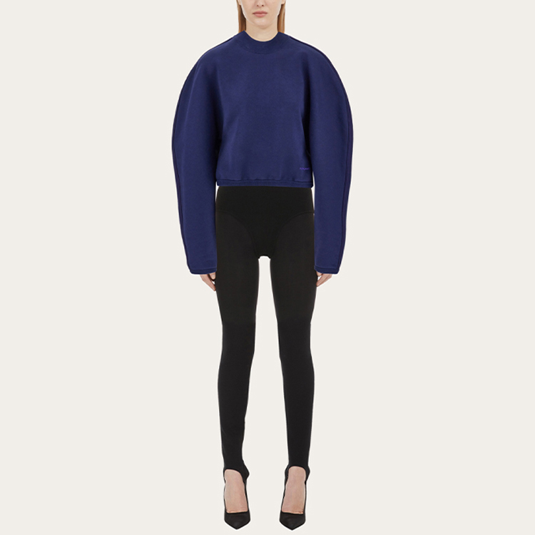 Lookbook (W) FERRAGAMO FW23 蓝色圆领休闲卫衣毛衣 767021