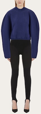 (W) FERRAGAMO FW23 蓝色圆领休闲卫衣毛衣 767021 Lookbook (W) FERRAGAMO FW23 蓝色圆领休闲卫衣毛衣 767021