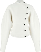 (Women) FERRAGAMO FW23 Solid Color Round Neck Knit Cardigan. 767267 (Women) FERRAGAMO FW23 Solid Color Round Neck Knit Cardigan. 767267