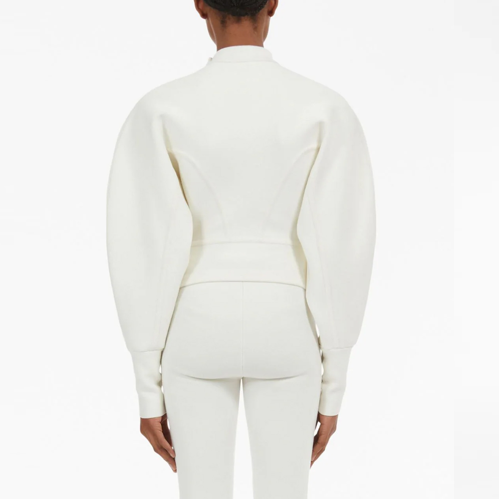 Purchase (W) 페라가모 FW23 솔리드 컬러 라운드 넥 니트 가디건. 767267