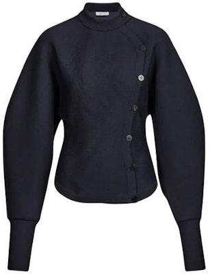 (W) 페라가모 FW23 솔리드 컬러 라운드 넥 니트 가디건. 767267 Details for (W) 페라가모 FW23 솔리드 컬러 라운드 넥 니트 가디건. 767267