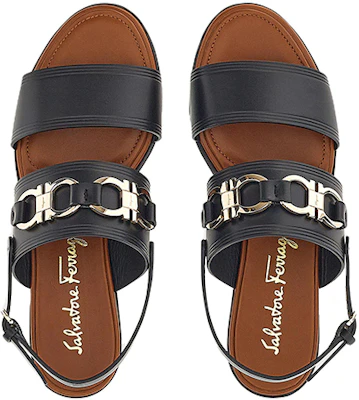 (W) Sandali in Pelle con Placca Gancini FERRAGAMO ''Neri'' 01C932-751076 Lookbook (W) Sandali in Pelle con Placca Gancini FERRAGAMO ''Neri'' 01C932-751076