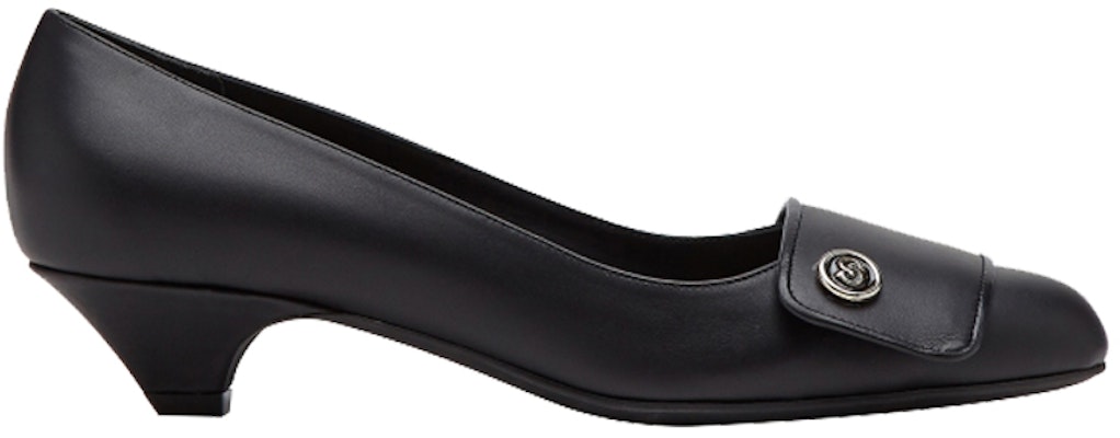 (Women) FERRAGAMO Gancini 'Black Cone-Heel' 01B171-742468 Order (Women) FERRAGAMO Gancini 'Black Cone-Heel' 01B171-742468