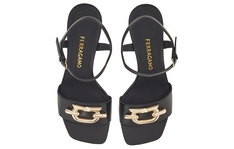 Shop (W) FERRAGAMO Gancini 'Permata Hitam' 01G080-763954