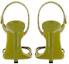 Shop (W) FERRAGAMO Gancini ''Sandales Ouvertes Vertes avec Boucle'' 01E584-758580