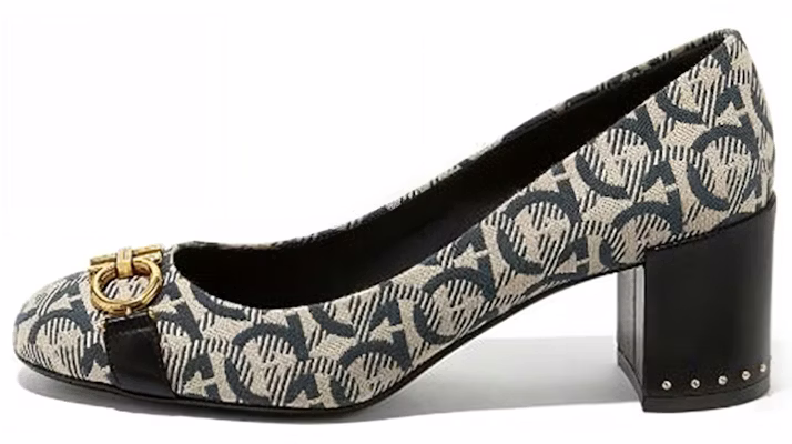 (W) FERRAGAMO Gancini 'Heels Gesper Metal Kombinasi Warna' 01P459-704751 Buy (W) FERRAGAMO Gancini 'Heels Gesper Metal Kombinasi Warna' 01P459-704751