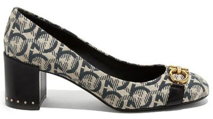 (W) FERRAGAMO Gancini 'Heels Gesper Metal Kombinasi Warna' 01P459-704751 Order (W) FERRAGAMO Gancini 'Heels Gesper Metal Kombinasi Warna' 01P459-704751