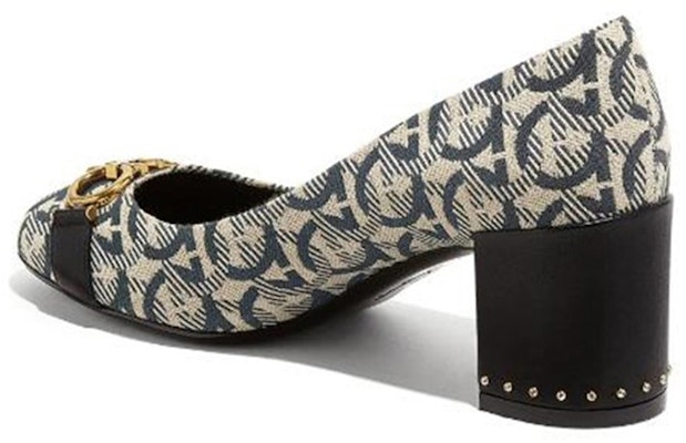 (W) FERRAGAMO Gancini 'Heels Gesper Metal Kombinasi Warna' 01P459-704751 Lookbook (W) FERRAGAMO Gancini 'Heels Gesper Metal Kombinasi Warna' 01P459-704751
