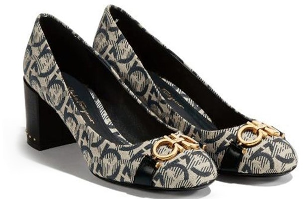(W) FERRAGAMO Gancini 'Heels Gesper Metal Kombinasi Warna' 01P459-704751 Shop (W) FERRAGAMO Gancini 'Heels Gesper Metal Kombinasi Warna' 01P459-704751