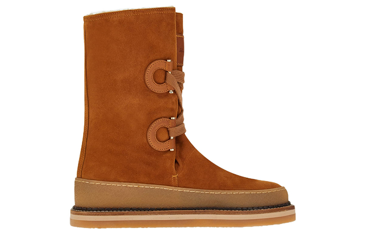 (W) FERRAGAMO Gancini 'Velvet Brown' 圖 2