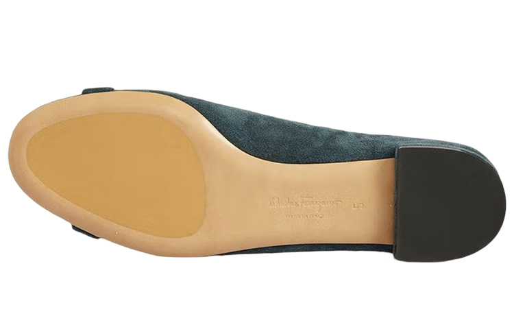 (W) FERRAGAMO Gancini Ballet Flat 'Misty Blue' 圖 4