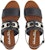 (W) FERRAGAMO Gancini Sandal Kulit Anak Lembu 'Fesyen Hitam' 01C932-751076