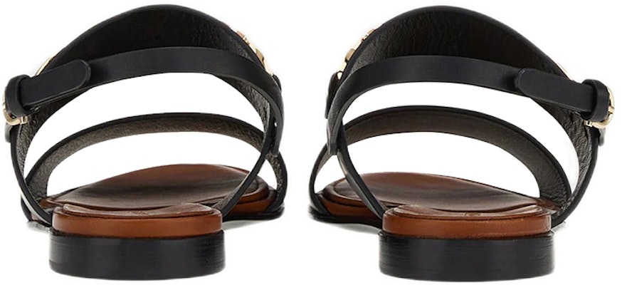 (W) FERRAGAMO Gancini Sandal Kulit Anak Lembu 'Fesyen Hitam' 01C932-751076 Shop (W) FERRAGAMO Gancini Sandal Kulit Anak Lembu 'Fesyen Hitam' 01C932-751076