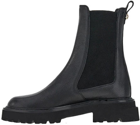 (W) FERRAGAMO Gancini Chelsea Laarzen ''Zwart Elastische Inzetten'' 01E516-757878 Buy (W) FERRAGAMO Gancini Chelsea Laarzen ''Zwart Elastische Inzetten'' 01E516-757878