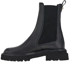 (Women) FERRAGAMO Gancini Chelsea Boot 'Black Elastic Insets' 01E516-757878 (Women) FERRAGAMO Gancini Chelsea Boot 'Black Elastic Insets' 01E516-757878