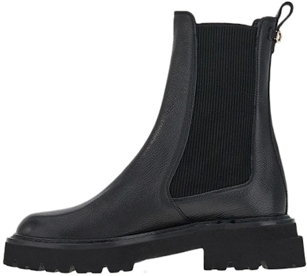 (Women) FERRAGAMO Gancini Chelsea Boot 'Black Elastic Insets' 01E516-757878 Buy (Women) FERRAGAMO Gancini Chelsea Boot 'Black Elastic Insets' 01E516-757878