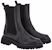 (Women) FERRAGAMO Gancini Chelsea Boot 'Black Elastic Insets' 01E516-757878