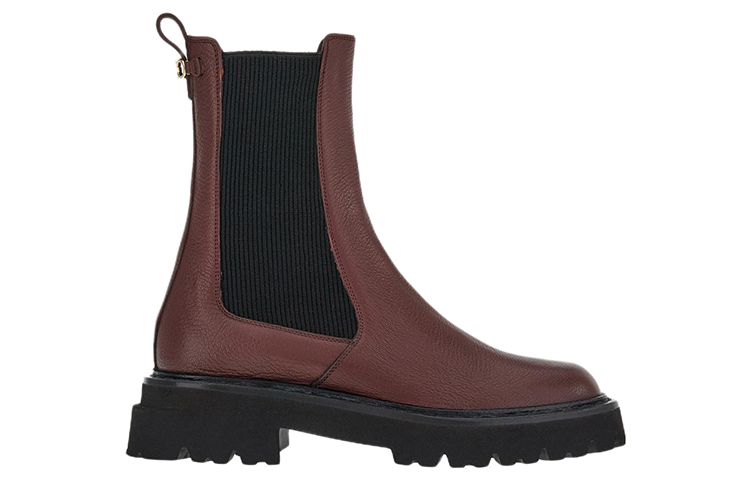 (W) FERRAGAMO Gancini Chelsea Boot 'Red Black' 圖 2
