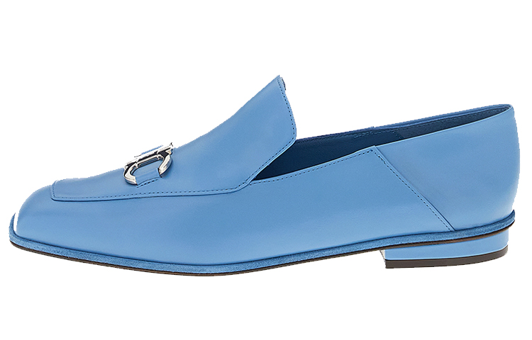 Buy 菲拉格慕 Gancini 平底鞋 女款 淡藍色