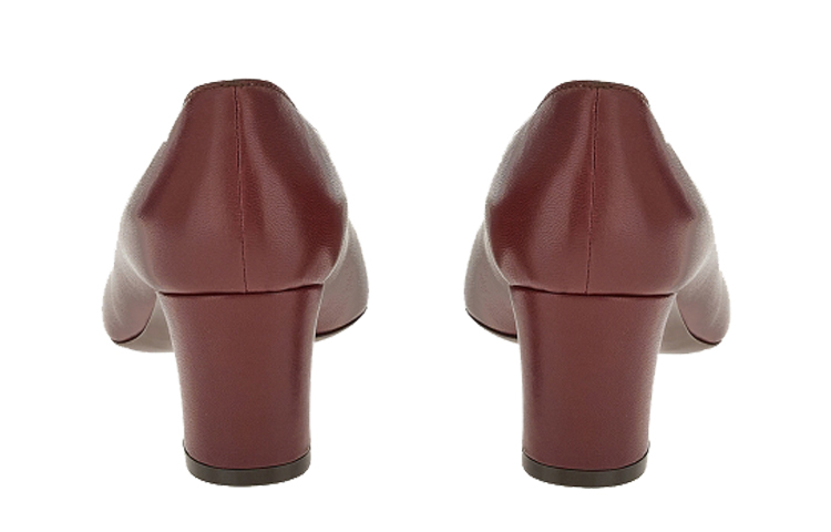 (W) FERRAGAMO Gancini High Heel 'Burgundy' 圖 4