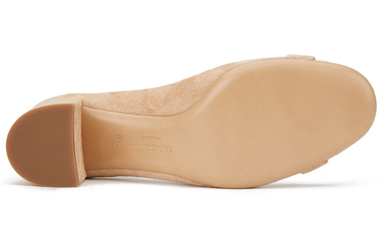 (W) FERRAGAMO Gancini High Heel 'Light Camel' 圖 6