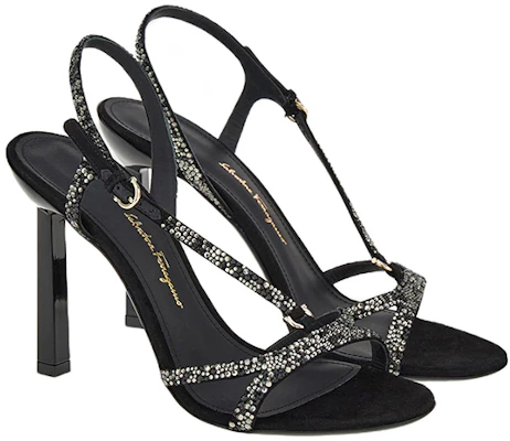 (Women) FERRAGAMO Gancini High Heel Sandal 'Black Buckle' 01E584-758577 Order (Women) FERRAGAMO Gancini High Heel Sandal 'Black Buckle' 01E584-758577