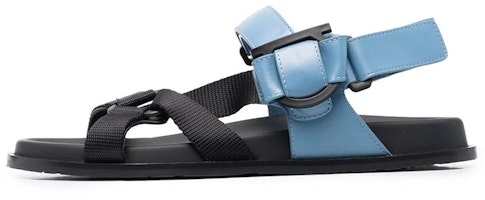 (Women) FERRAGAMO Gancini Leather Sandals 'Blue Black' 01C089-745455 (Women) FERRAGAMO Gancini Leather Sandals 'Blue Black' 01C089-745455