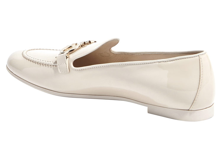 (W) FERRAGAMO Gancini Loafer 'Beige' 01Q106 727757 圖 4