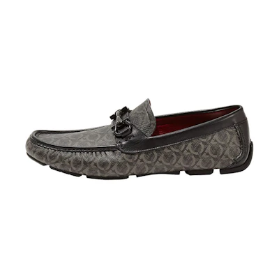 FERRAGAMO Parigi 19 Loafers Gray 'Black'