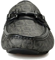 (W) FERRAGAMO Gancini 灰色字母印花乐福鞋 02B890-718404 Shop (W) FERRAGAMO Gancini 灰色字母印花乐福鞋 02B890-718404