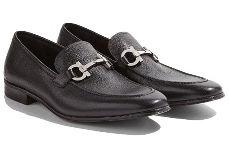 (W) FERRAGAMO Gancini Loafer 'Pure Black' 圖 3