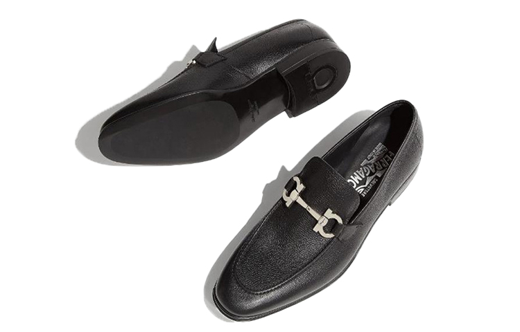 (W) FERRAGAMO Gancini Loafer 'Pure Black' 圖 4