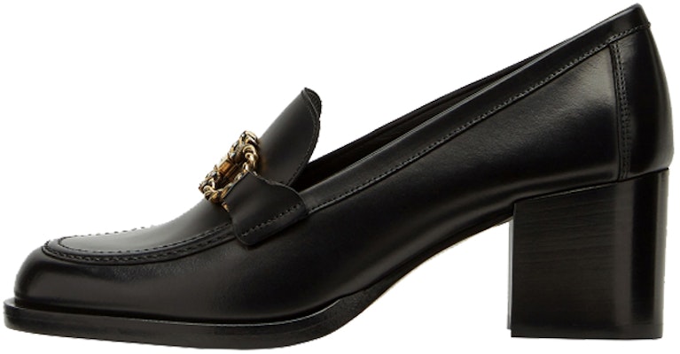 (Women) FERRAGAMO Gancini Loafer Heels 'Black' 01B099-741165 Buy (Women) FERRAGAMO Gancini Loafer Heels 'Black' 01B099-741165