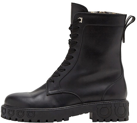 (Women) FERRAGAMO Gancini Moto Boots 'Black' 01A574-741339 Buy (Women) FERRAGAMO Gancini Moto Boots 'Black' 01A574-741339