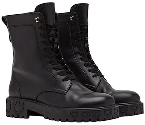 (Women) FERRAGAMO Gancini Moto Boots 'Black' 01A574-741339 Order (Women) FERRAGAMO Gancini Moto Boots 'Black' 01A574-741339