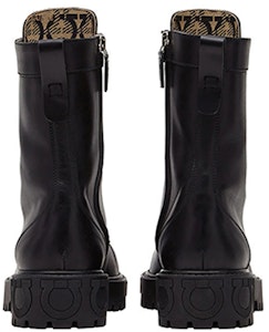 (W) 菲拉格慕 Gancini 黑色摩托靴 01A574-741339 Shop (W) 菲拉格慕 Gancini 黑色摩托靴 01A574-741339