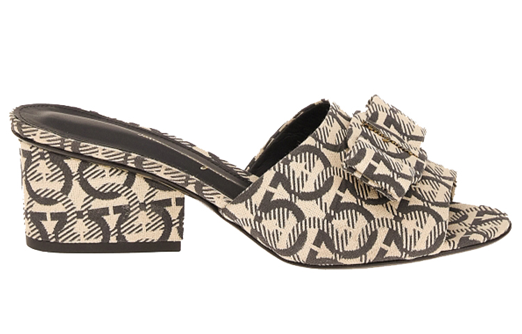 (W) FERRAGAMO Gancini Mule 'Black Brown' 圖 3