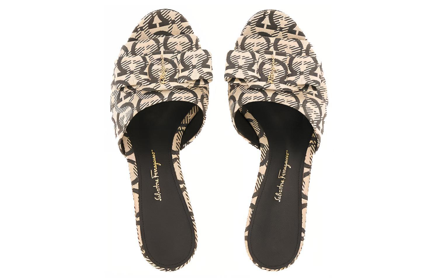 (W) FERRAGAMO Gancini Mule 'Black Brown' 圖 4