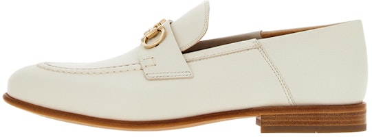 (Women) FERRAGAMO Gancini Mule 'White' 01E100-764292 (Women) FERRAGAMO Gancini Mule 'White' 01E100-764292