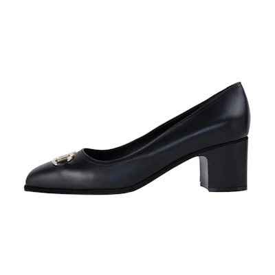 (W) FERRAGAMO Gancini Pump 'Black'