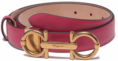 (Women) FERRAGAMO Gancini Retro Adjustable Leather Belt for Women, 2.5cm Wide. 230059-754813 (Women) FERRAGAMO Gancini Retro Adjustable Leather Belt for Women, 2.5cm Wide. 230059-754813