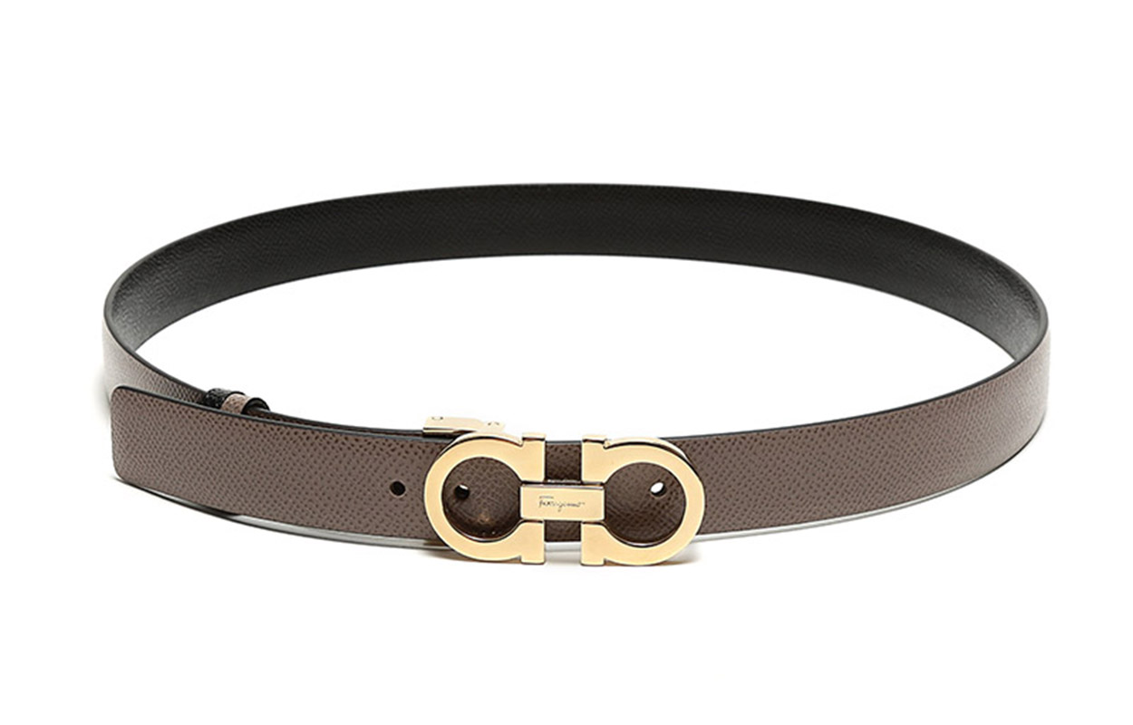 (Women) Ferragamo Gancini Reversible Leather Belt 2.5CM 23A565-0715198