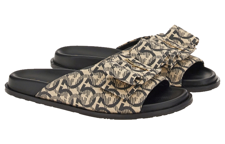 (W) FERRAGAMO Gancini Slipper 'Bright White' 圖 3