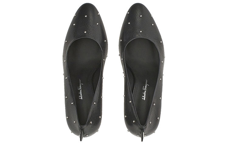 (W) FERRAGAMO Gancini Stiletto Heels 'Black' 圖 3