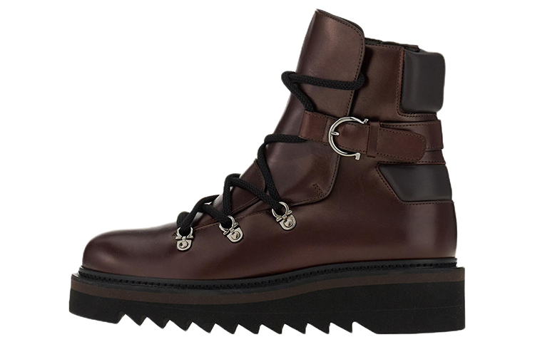 (Women) FERRAGAMO Gancio Buckle Bootie 'Brown Fashion' 01D951-756774