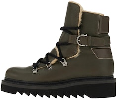 (Women) FERRAGAMO Gancio Buckle Boots 'Green' 01E240-756771 (Women) FERRAGAMO Gancio Buckle Boots 'Green' 01E240-756771