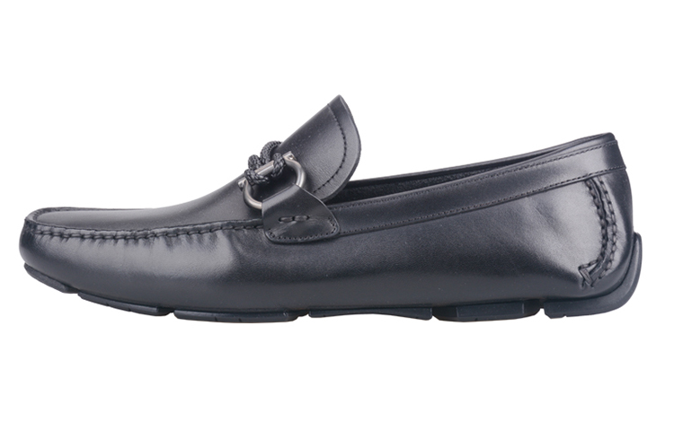 (W) FERRAGAMO Gancio Loafer 'Black Buckle'