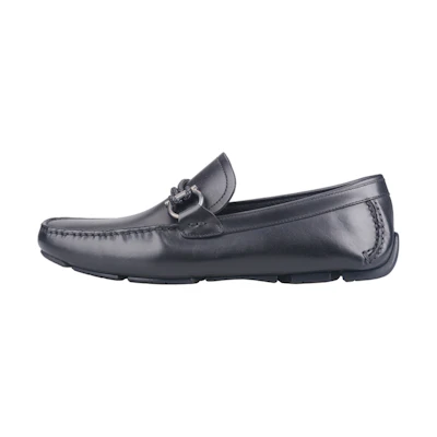 (W) FERRAGAMO Gancio Loafer 'Black Buckle'